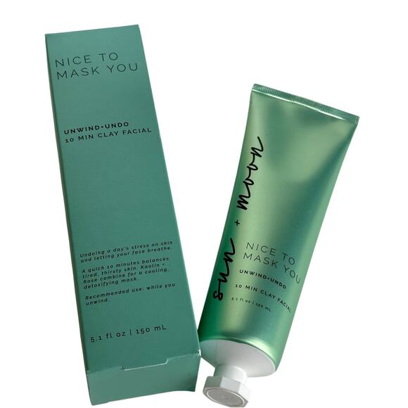 Sun + Moon Nice To Mask You Unwind + Undo 10 Min Clay Facial - Picture 2 of 3
